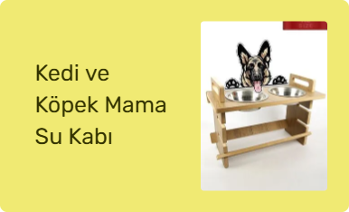 Kedi ve Köpek Mama Su Kabı