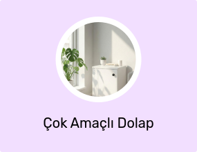 Lungo S Çok Amaçlı Mini Dolap Beyaz Mutfak-Kiler-Banyo-Yatak Odası Dolabı Tek Raflı Çok Amaçlı Dolap