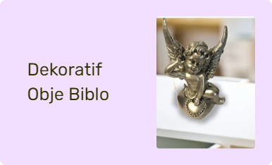Dekoratif Obje Biblo