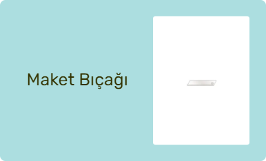 Maket Bıçağı