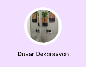 Duvar Dekorasyon Ürünleri