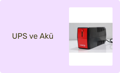 UPS ve Akü