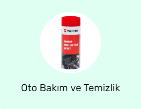 Oto Bakım ve Temizlik Ürünleri