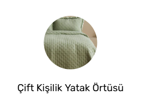 Çift Kişilik Yatak Örtüsü