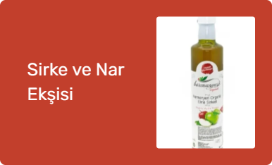 Sirke ve Nar Ekşisi