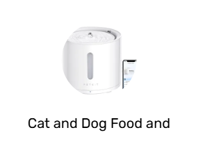 Cat and Dog Food and Water Containers