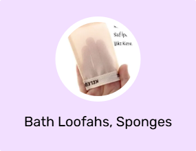 Bath Loofahs, Sponges & Poufs