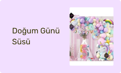 Doğum Günü Süsü