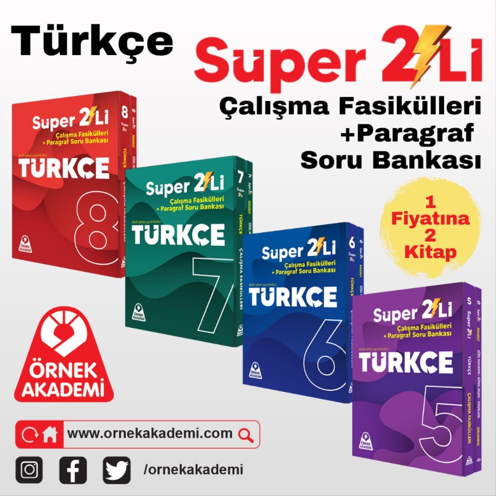 Süper 2'li Türkçe Seti