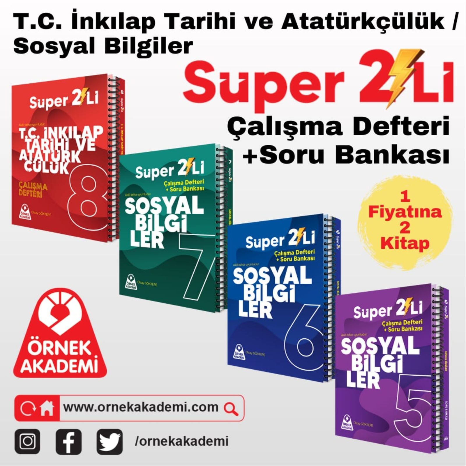 Süper 2'li Sosyal Bilgiler Set