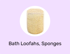 Bath Loofahs, Sponges & Poufs