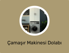 Çamaşır Makinesi Dolabı