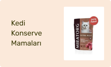 Kedi Konserve Mamaları