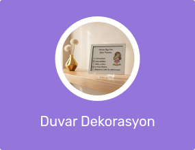 Duvar Dekorasyon Ürünü