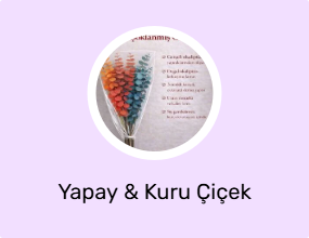 Yapay & Kuru Çiçek