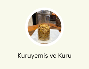 Kuruyemiş ve Kuru Meyve