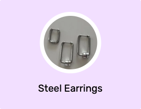 Steel Earrings