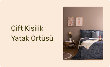 Çift Kişilik Yatak Örtüsü
