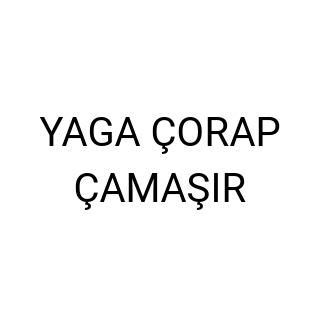 YAGA ÇORAP ÇAMAŞIR