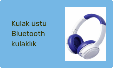 Kulak üstü Bluetooth kulaklık
