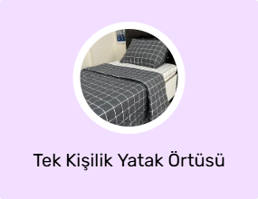 Tek Kişilik Yatak Örtüsü