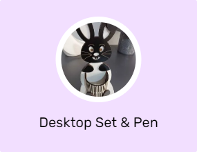 Desktop Set & Pen Holder & Business Card Holder