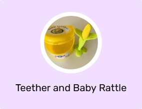 Teether and Baby Rattle