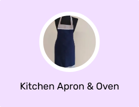 Kitchen Apron & Oven Mitts