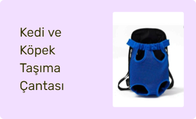 Kedi ve Köpek Taşıma Çantası