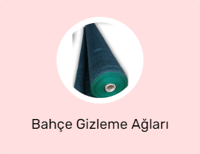 Bahçe Gizleme Ağları