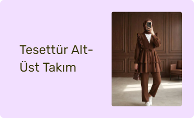 Tesettür Alt-Üst Takım
