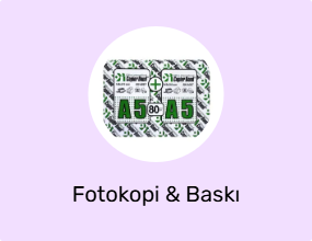Fotokopi & Baskı Kağıtları
