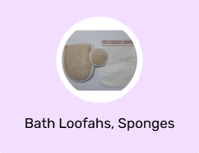 Bath Loofahs, Sponges & Poufs