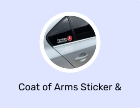 Coat of Arms Sticker & Phosphor Strip