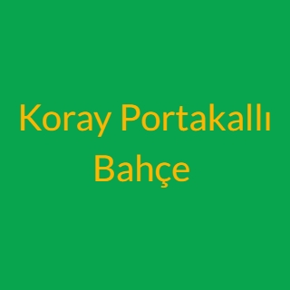 Koray portakallı bahçe logo