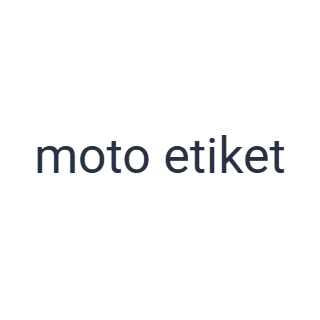 moto etiket