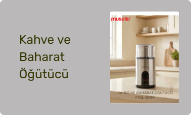 Kahve ve Baharat Öğütücü