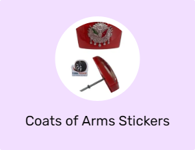 Coats of Arms Stickers & Phosphor Strips