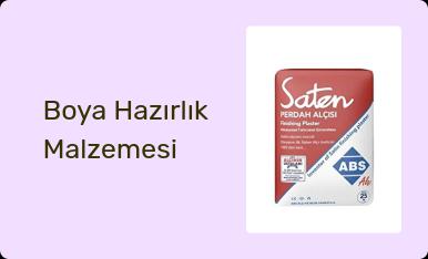 Boya Hazırlık Malzemesi