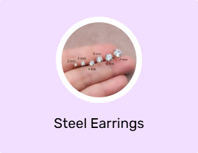 Steel Earrings