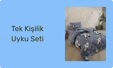 Tek Kişilik Uyku Seti