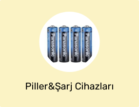 Piller&Şarj Cihazları