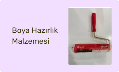 Boya Hazırlık Malzemesi