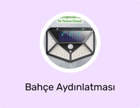 Bahçe Aydınlatması