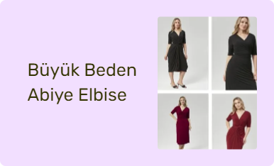 Büyük Beden Abiye Elbise