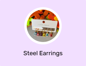 Steel Earrings