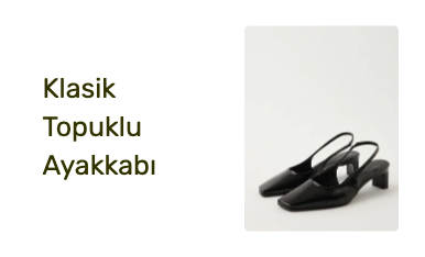 Klasik Topuklu Ayakkabı