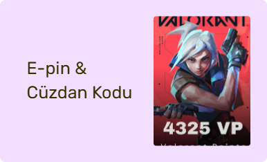 E-pin & Cüzdan Kodu