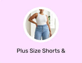 Plus Size Shorts & Bermudas