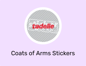 Coats of Arms Stickers & Phosphor Strips